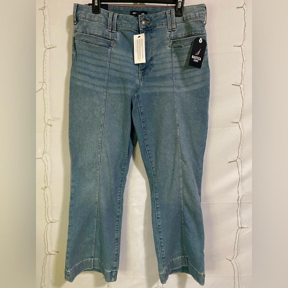Nautica Women's Light Blue Straight Leg Jeans
